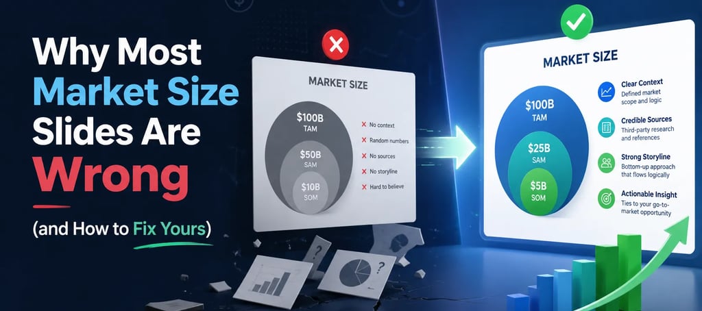 Why Most Market Size Slides Are Wrong (and How to Fix Yours)
