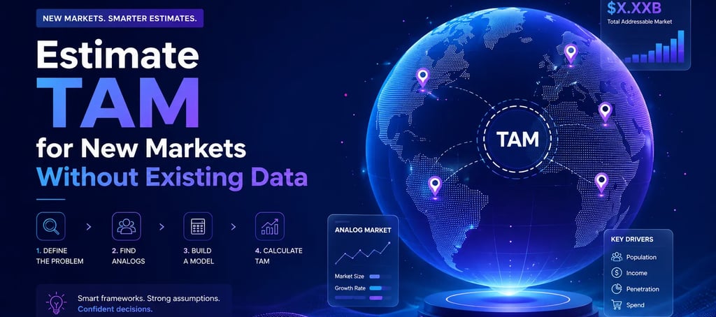 Estimate TAM for New Markets Without Existing Data