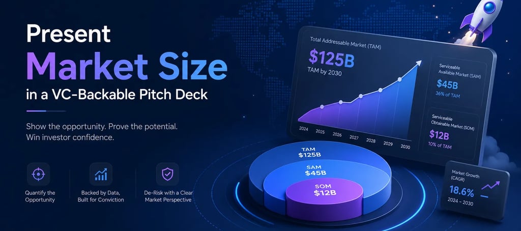 Present Market Size in a VC-Backable Pitch Deck