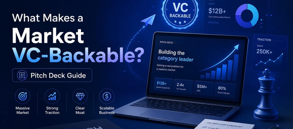 What Makes a Market VC-Backable? Pitch Deck Guide