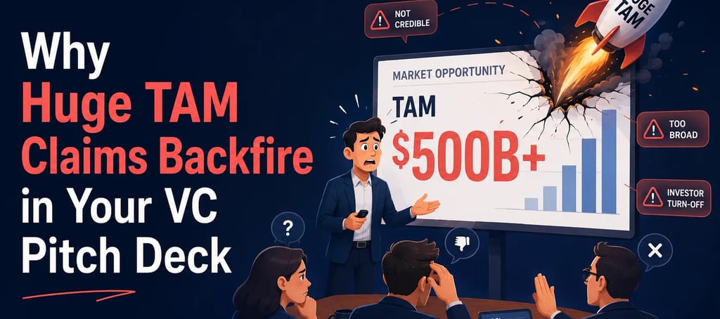 Why Huge TAM Claims Backfire in Your VC Pitch Deck