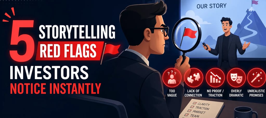 5 Storytelling Red Flags Investors Notice Instantly