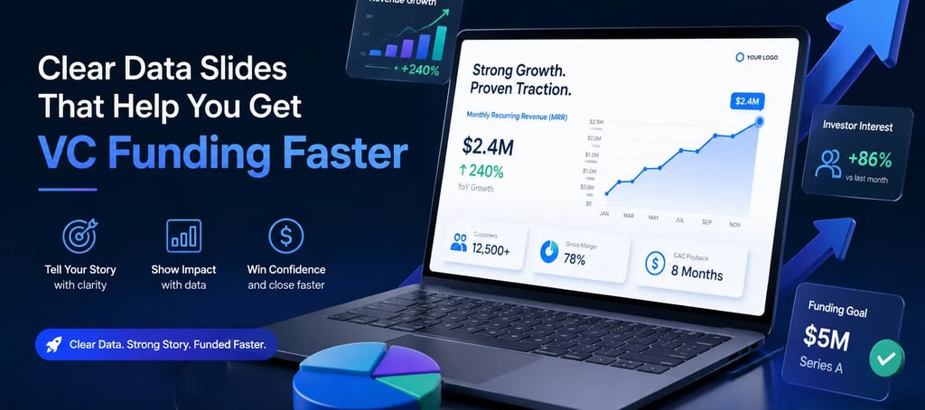 Clear Data Slides That Help You Get VC Funding Faster