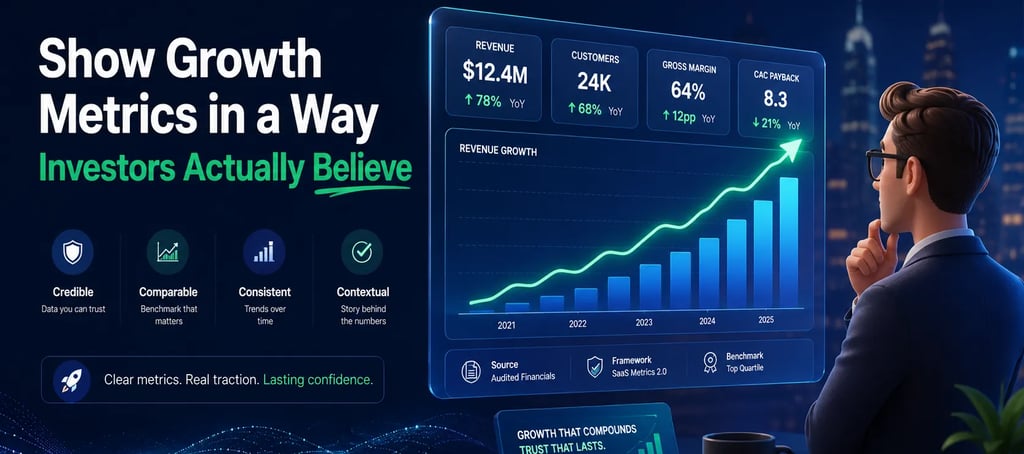 Show Growth Metrics in a Way Investors Actually Believe