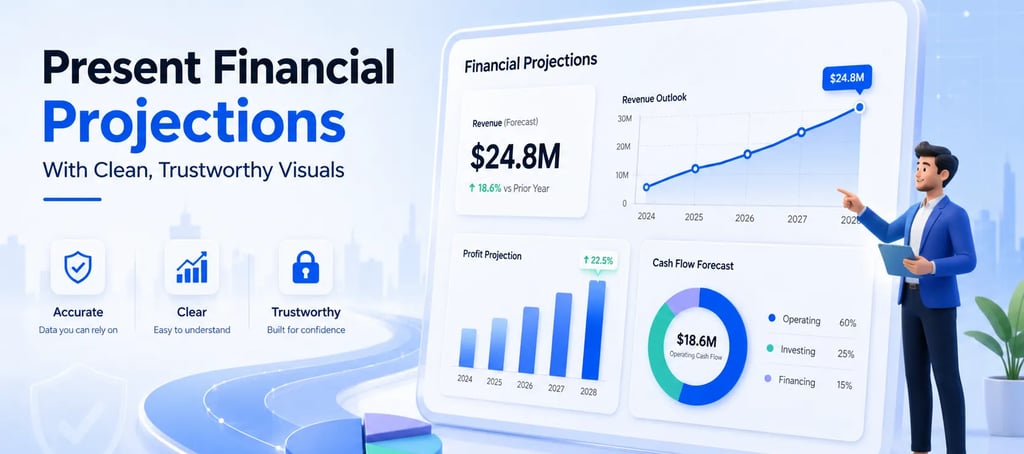 Present Financial Projections With Clean, Trustworthy Visuals