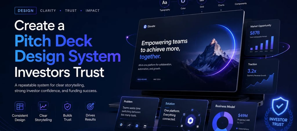Create a Pitch Deck Design System Investors Trust
