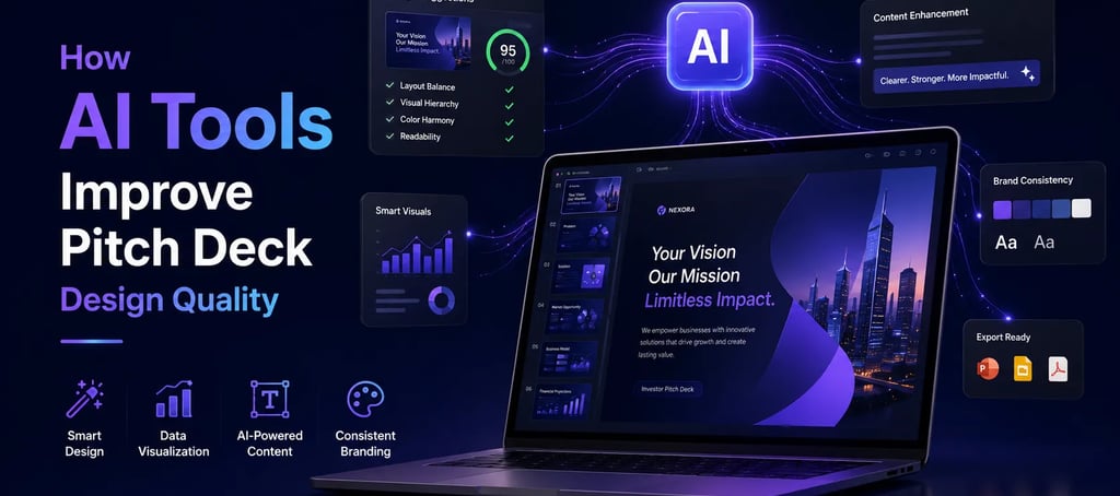 How AI Tools Improve Pitch Deck Design Quality