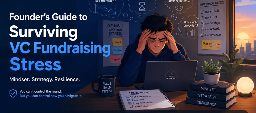 Founder's Guide to Surviving VC Fundraising Stress