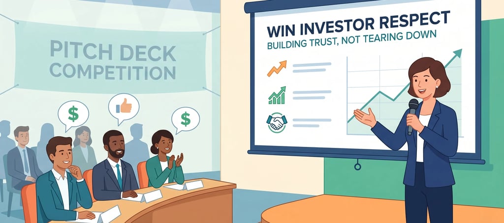Pitch Deck Competition Slide: Win Investor Respect Without Trashing Rivals