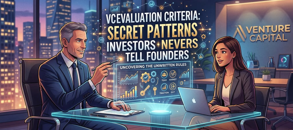 VC Evaluation Criteria: Secret Patterns Investors Never Tell Founders