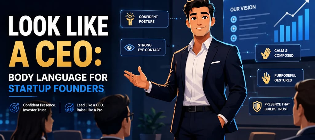Look Like a CEO Body Language for Startup Founders