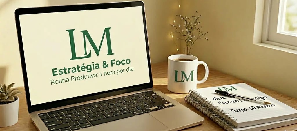 Organizando rotina de afiliada com uma hora de disponibilidade 