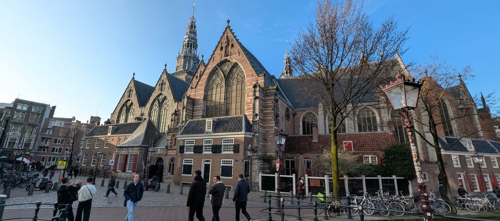Amsterdam De Wallen Red Light District Verticale 