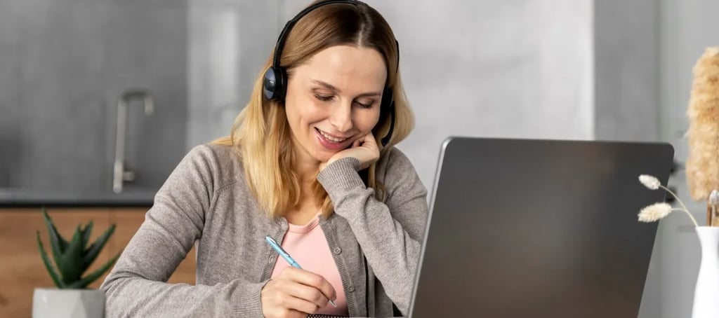 Aluno assistindo curso online — como criar cursos que retêm e geram avaliações positivas