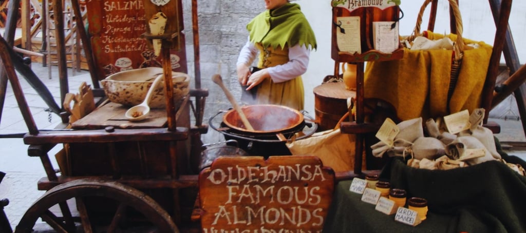 foto comida tipica de rua estonia medieval em Tallin