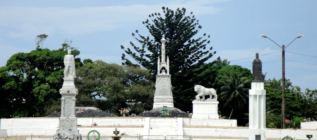 foto do monumento no centro historico Nuku'alofa Tonga