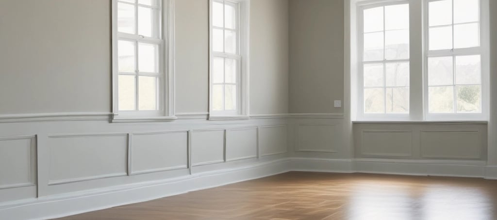 photo of white staircase