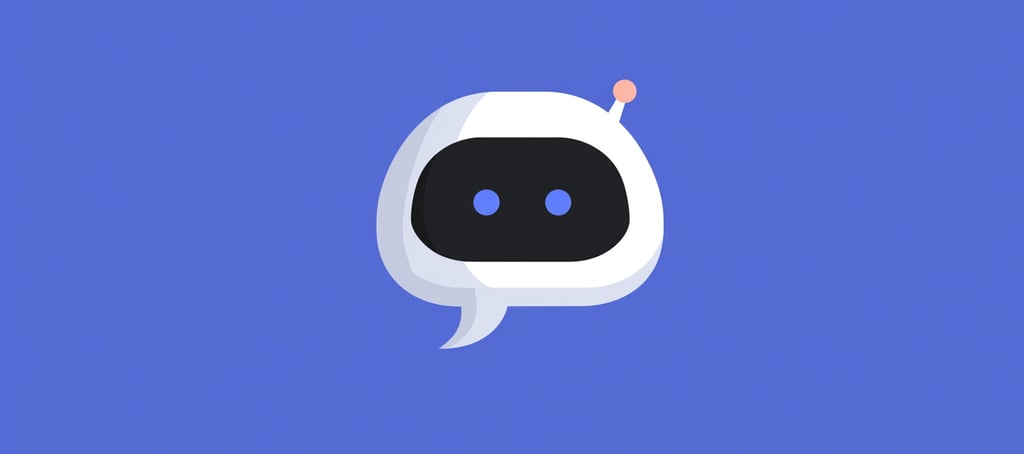 a robot with a speech bubble in the middle of it