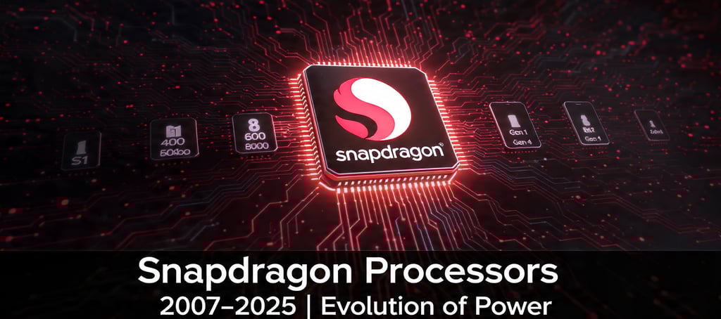 “Every Snapdragon Processor Ever Made (2007–2025) – From S1 to 8 Gen 4”