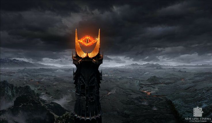 imagem do olho de Sauron o senhor dos anéis