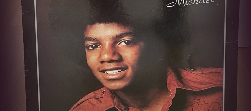 a picture of a michael jackson album cover