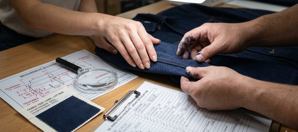 Quality inspection by manufacturer India — sample evaluation for private label brand due diligence before bulk production