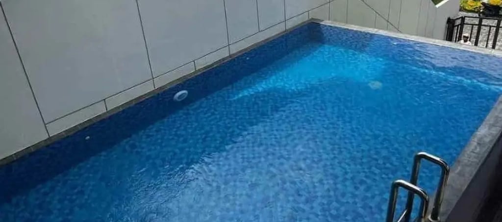 kolam renang infinity pool di lantai 2 buatan dayanapool