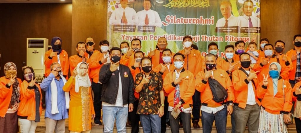 Calon Wali Kota Medan nomor urut 2, Bobby Nasution bersama Yayasan Pendidikan Haji Ihutan Ritonga da