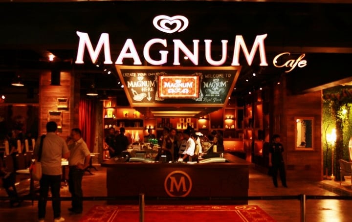 magnum cafe as example strategy of branding product