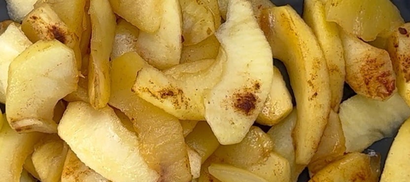 mele caramellate senza zucchero