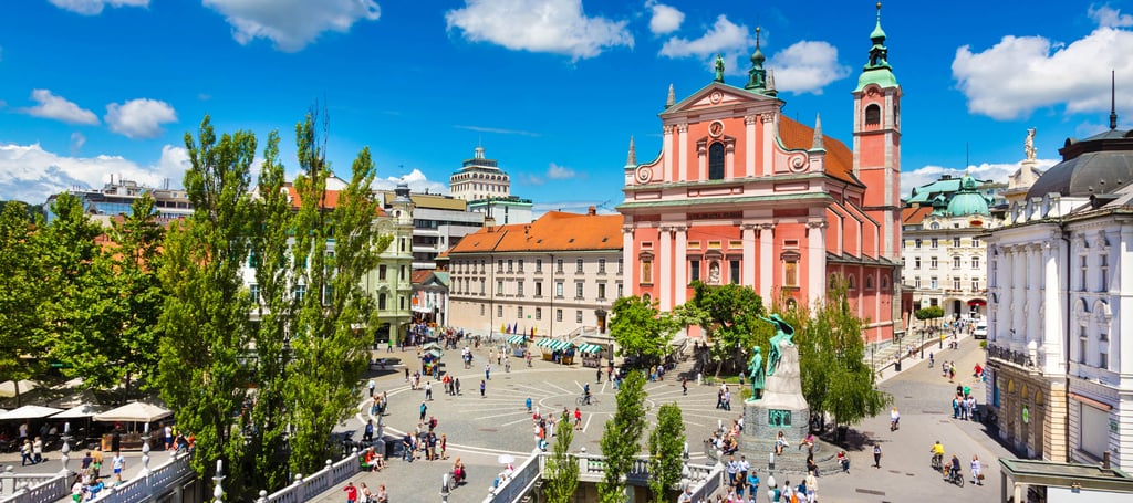 Ljubljana Sehenswürdigkeiten Drachenbrücke