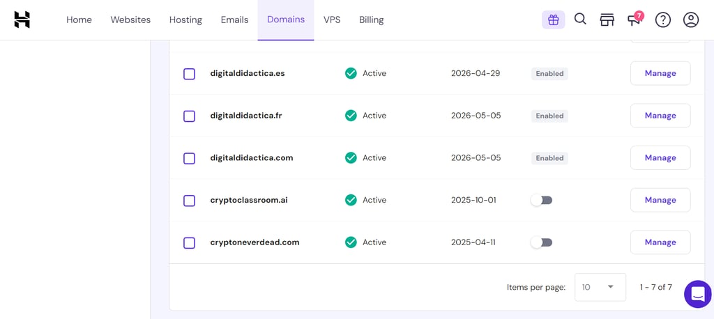 your domains names create website with IA
