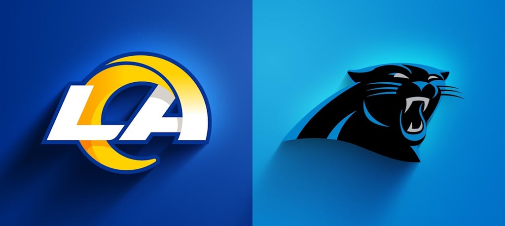 Los Angeles Rams vs. Carolina Panthers banner