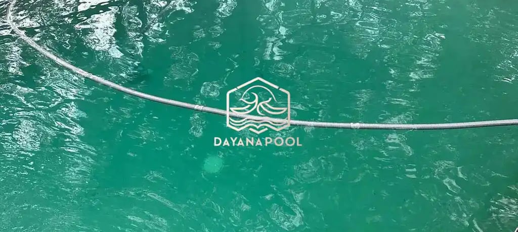 Jasa perawatan kolam renang untuk menjaga kejernihan air.