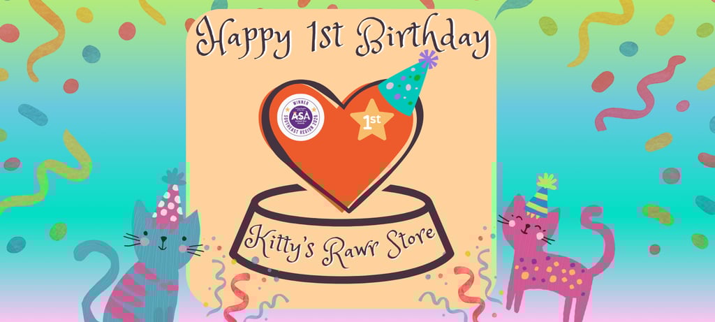 Happy Birthday to Kitty's Rawr Store blog image