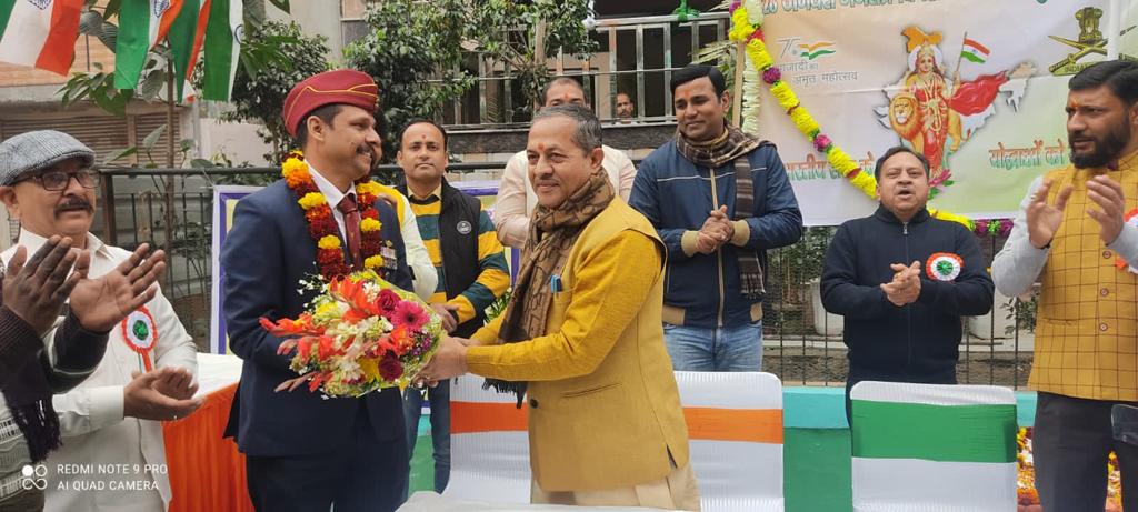 Santosh Khanduri with Nabab Singh Nagar