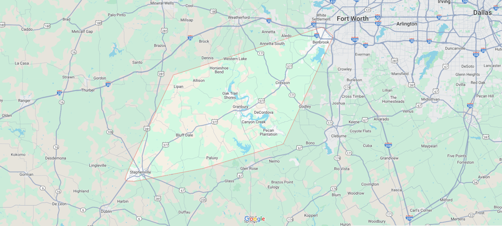 Map of Area Thunderbird Epoxy Covers