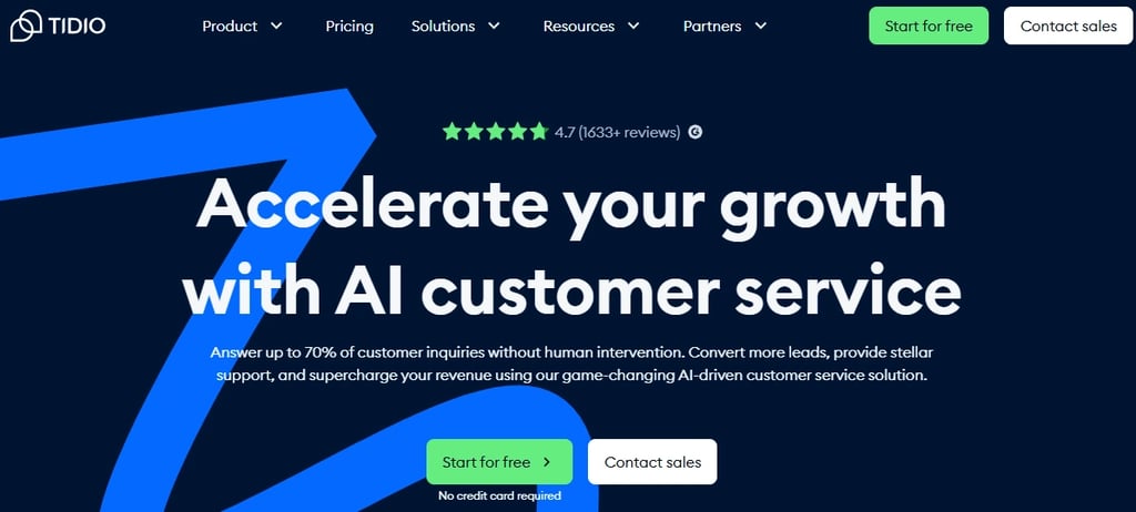 Tidio: Free AI Chatbots For Websites