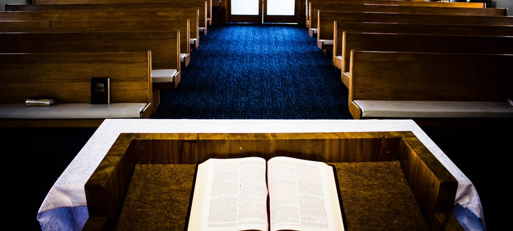 From the pulpit