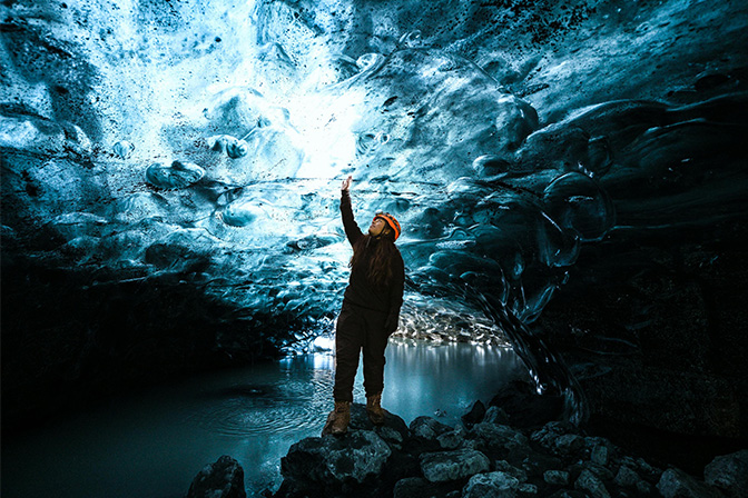 Enchanted Ice Caves in Iceland