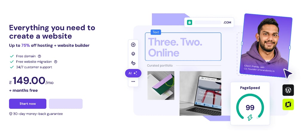 Hostinger WordPress setup