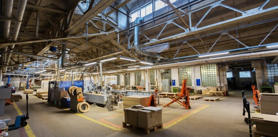 a large cabinet shop that can be used to produce custom closets or pantries