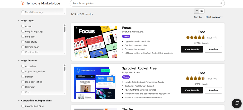 best online free website builder software hubspot to start online store review