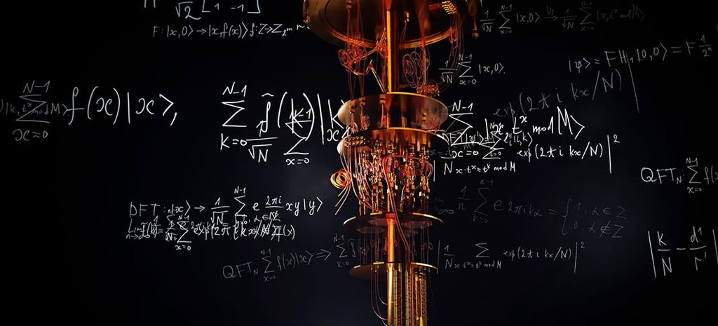 Nova's Quantum Core, black board in background