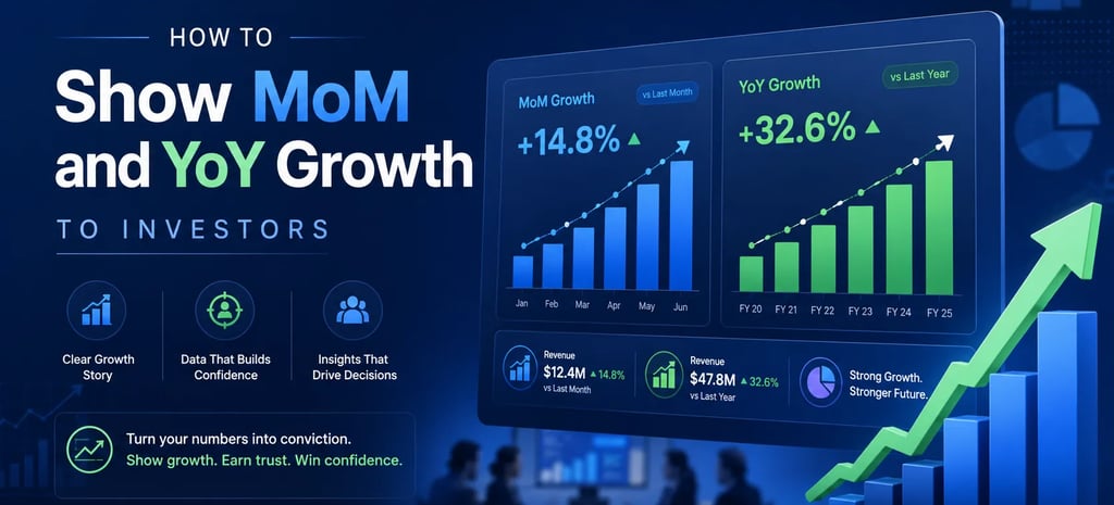 How to Show MoM and YoY Growth to Investors