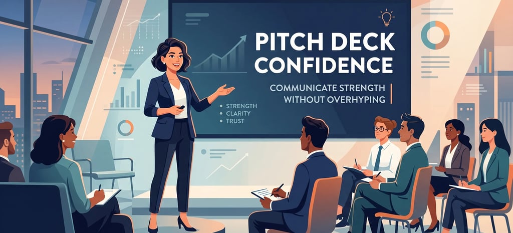 Pitch Deck Confidence: Communicate Strength Without Overhyping