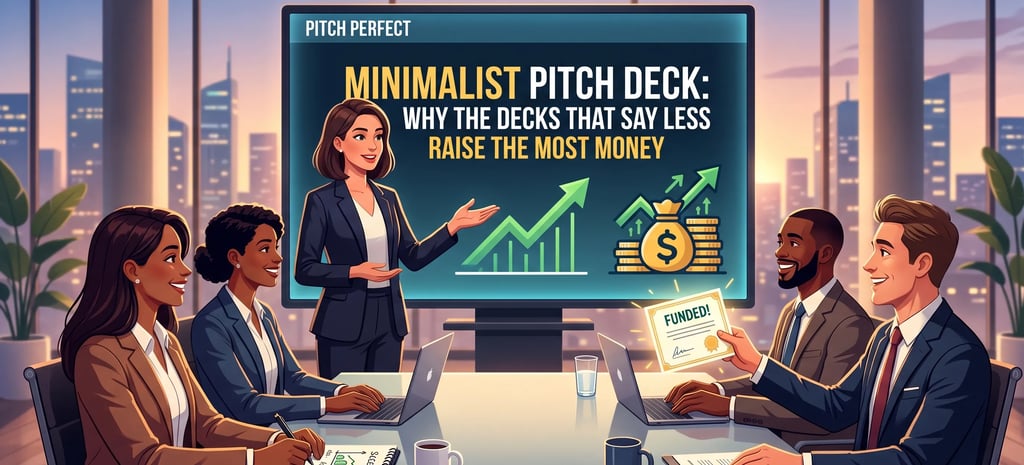 Minimalist Pitch Deck: Why the Decks That Say Less Raise the Most Money