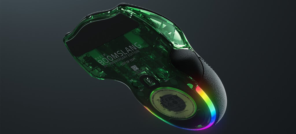 Mouse Boomslang 20º Aniversário Chega em Edição Limitada de 1.337 Unidades - Divulgação/Razer