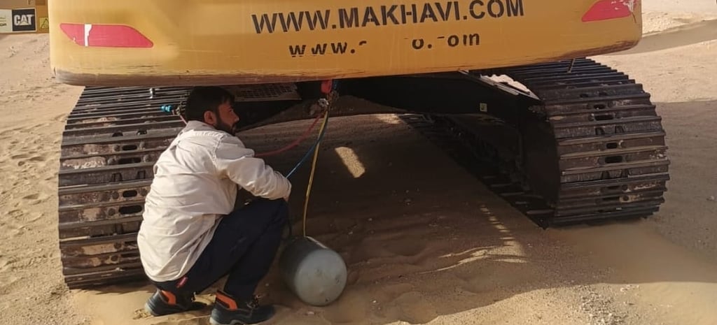 Excavator AC repair in Jubail
