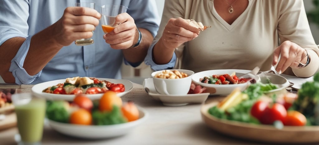 Man working on laptop in a modern office.
